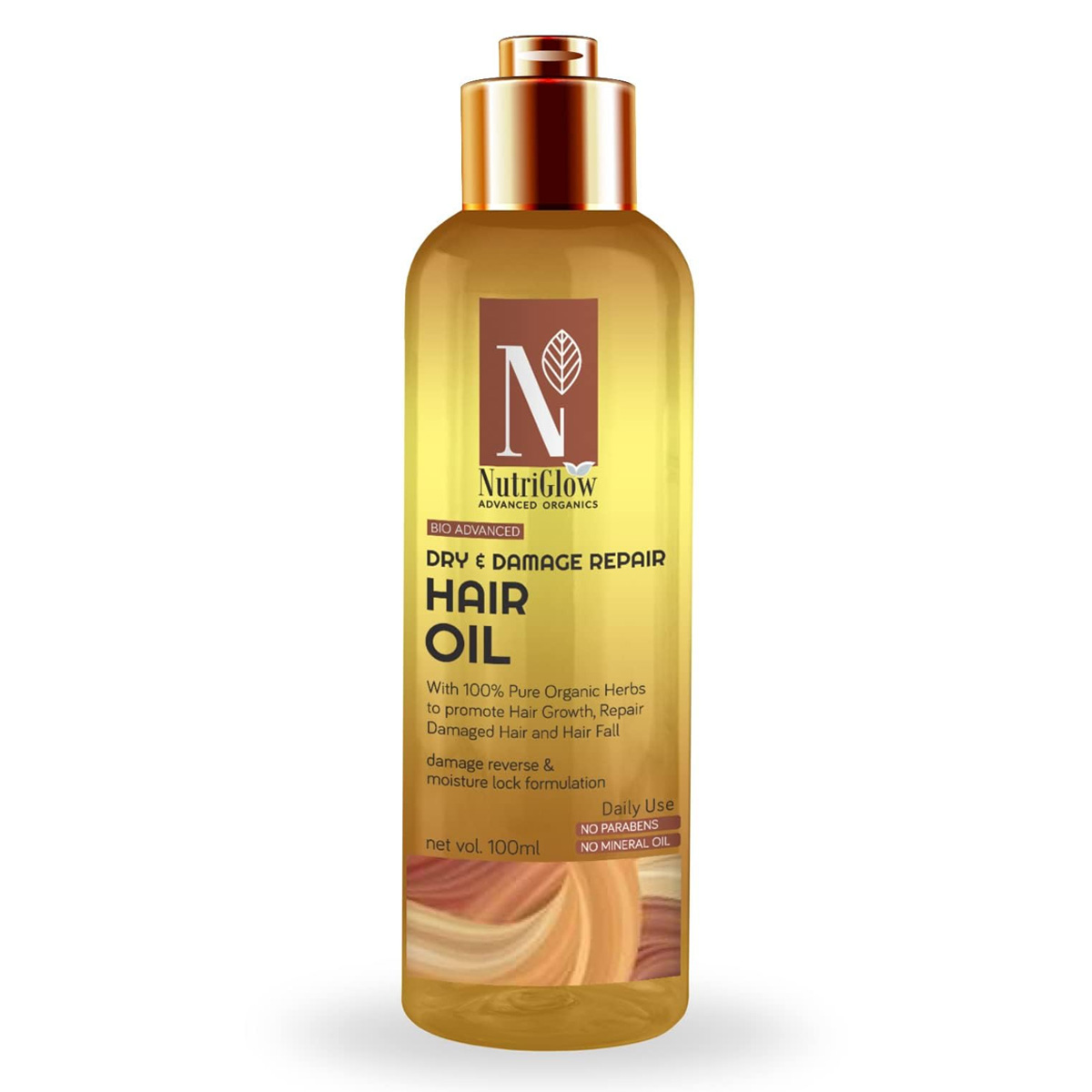 Nutriglow Advanced Organics Bio Advanced Dry And Damage Repair Hair Oil, 100ml