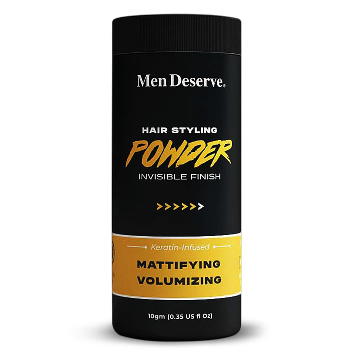 Men Deserve Hair Styling Powder Wax Invisible Finish For Mattifying Volumizing, 10gm