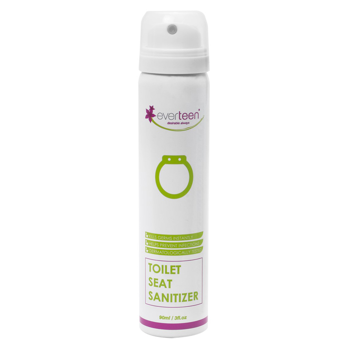 everteen Instant Toilet Seat Sanitizer Spray For Women, 90ml