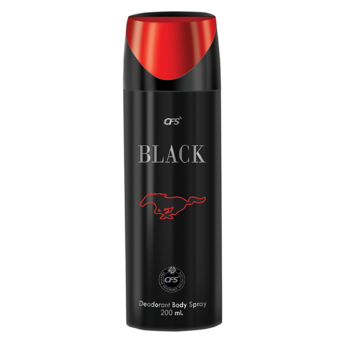 CFS Black Long Lasting Best Deodorant Body Spray, 200ml