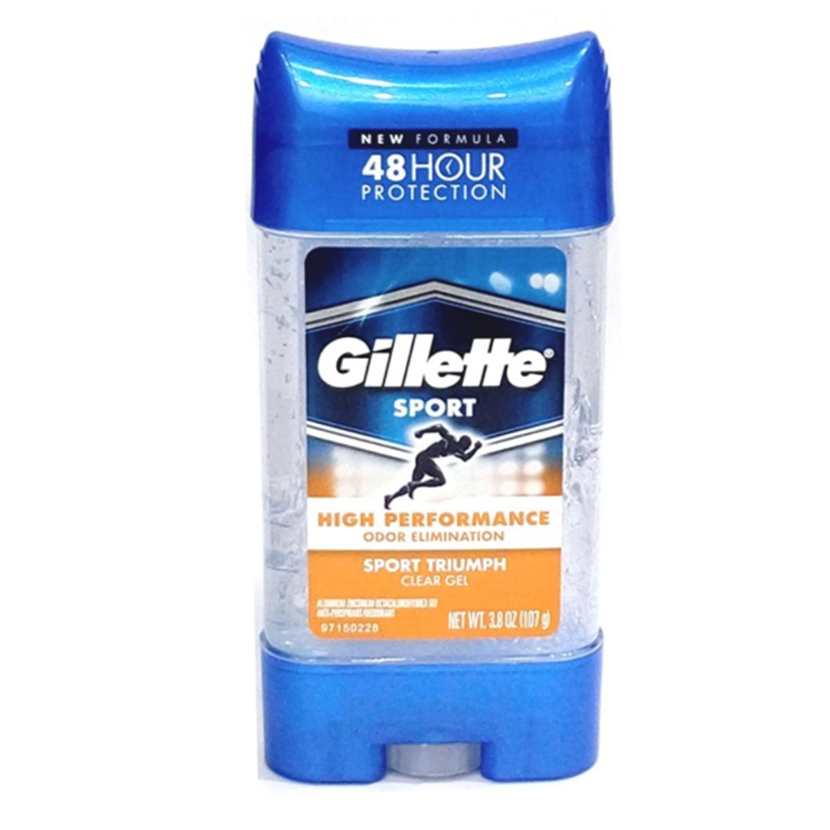 Gillette High Performance Odor Elimination Sport Triumph Deodorant Stick, 107gm