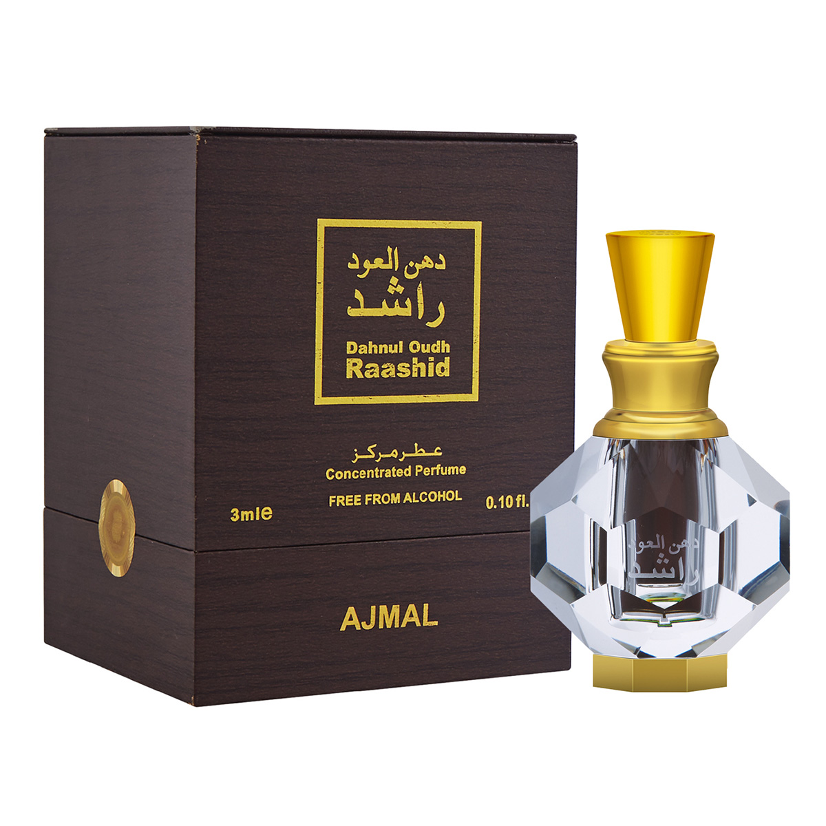 Ajmal Dahnul Oudh Raashid Concentrated Perfume Free From Alcohol, 3ml