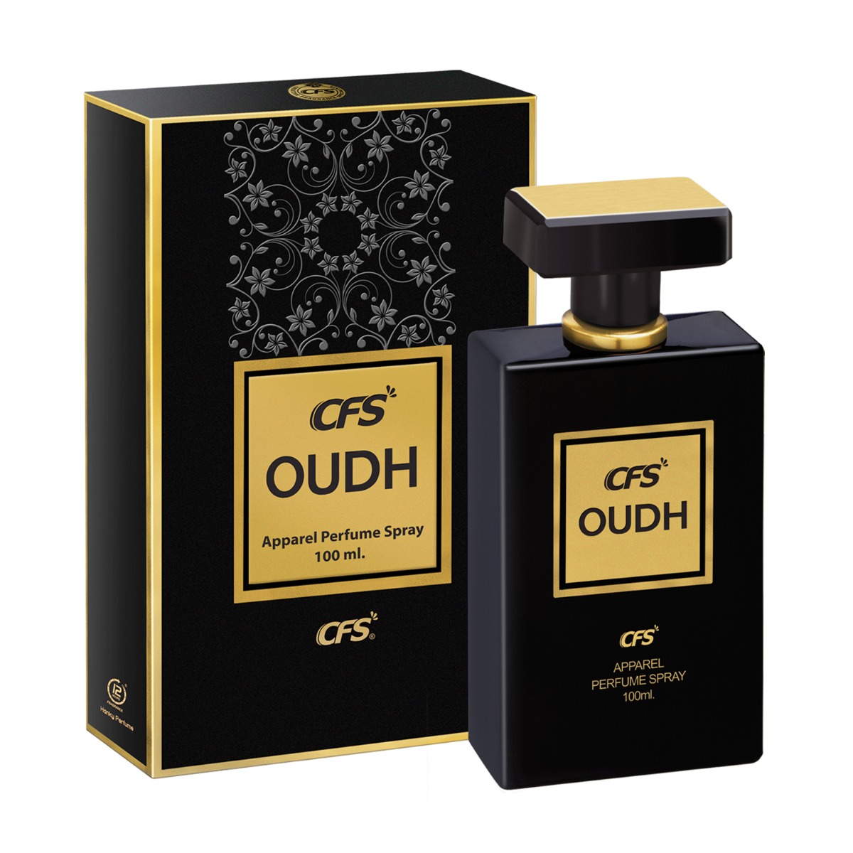 CFS Oudh Black Long Lasting Apparel Perfume Spray, 100ml