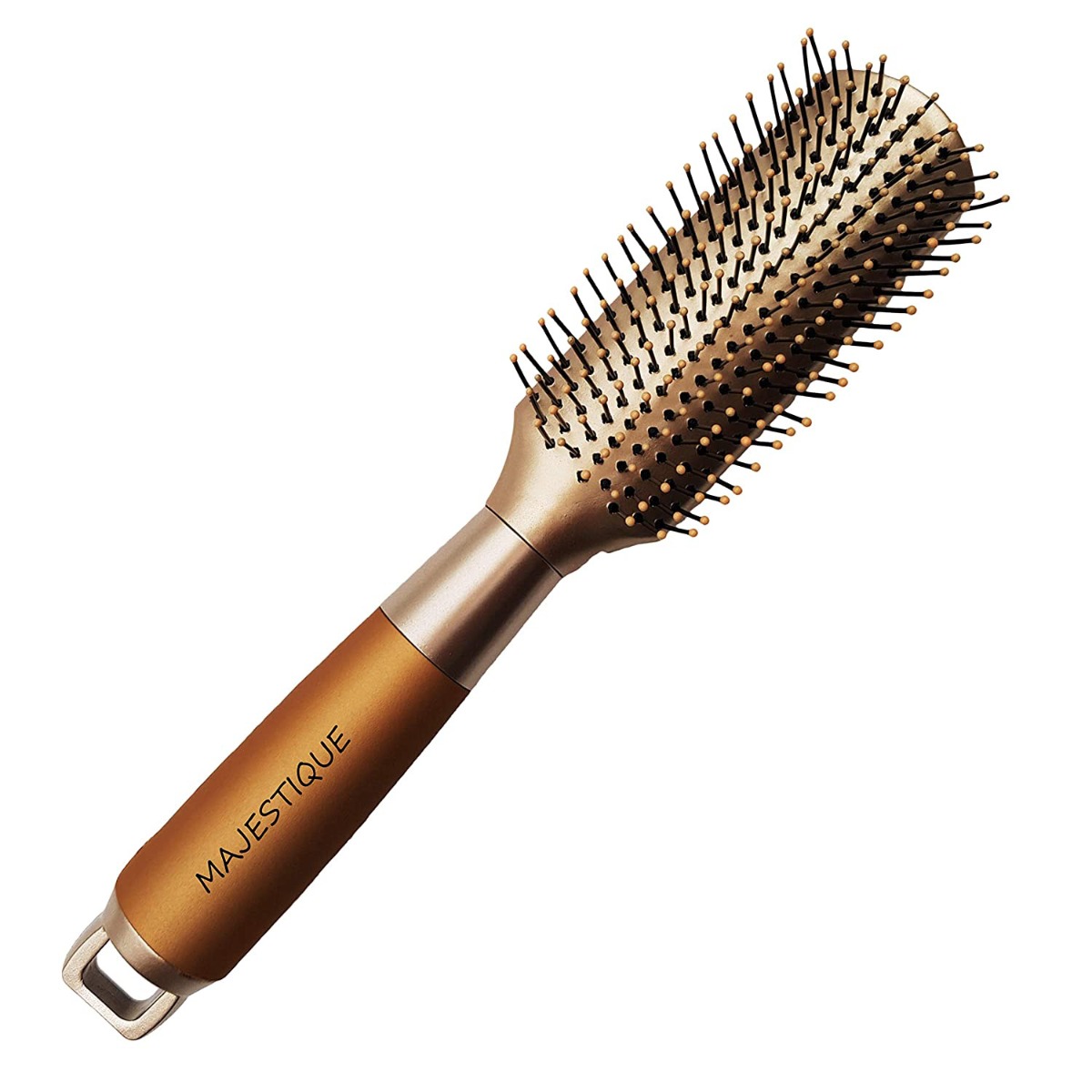 Majestique Fusion Vent Hair Brush For Blow Drying - Golden, 1Pc