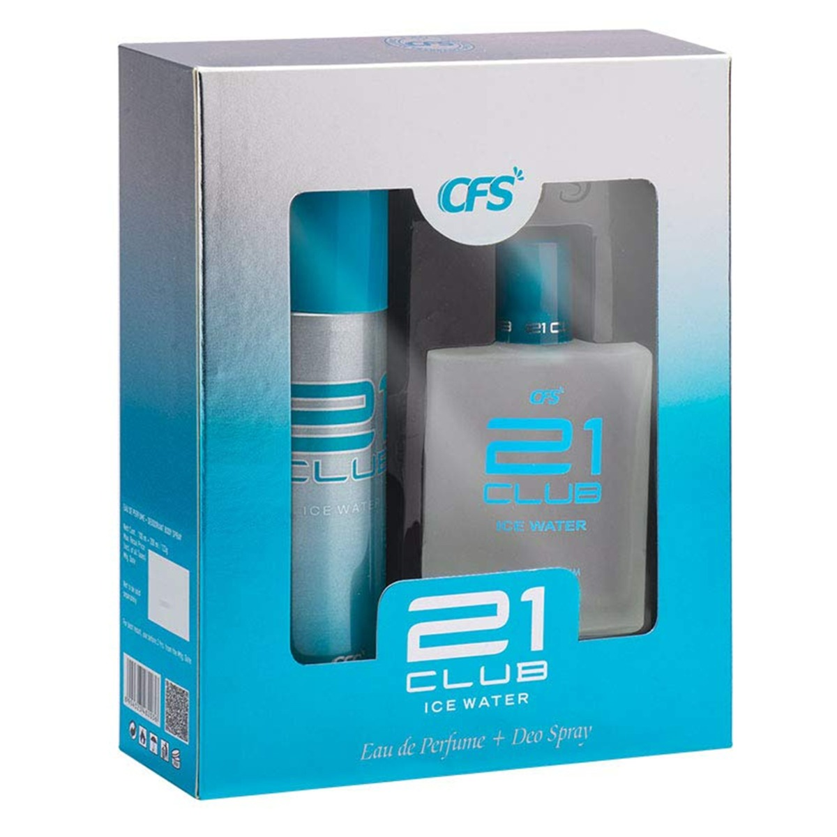 CFS 21 Club Ice Water Unisex Long Lasting Eau De Parfum And Deodorant, Combo