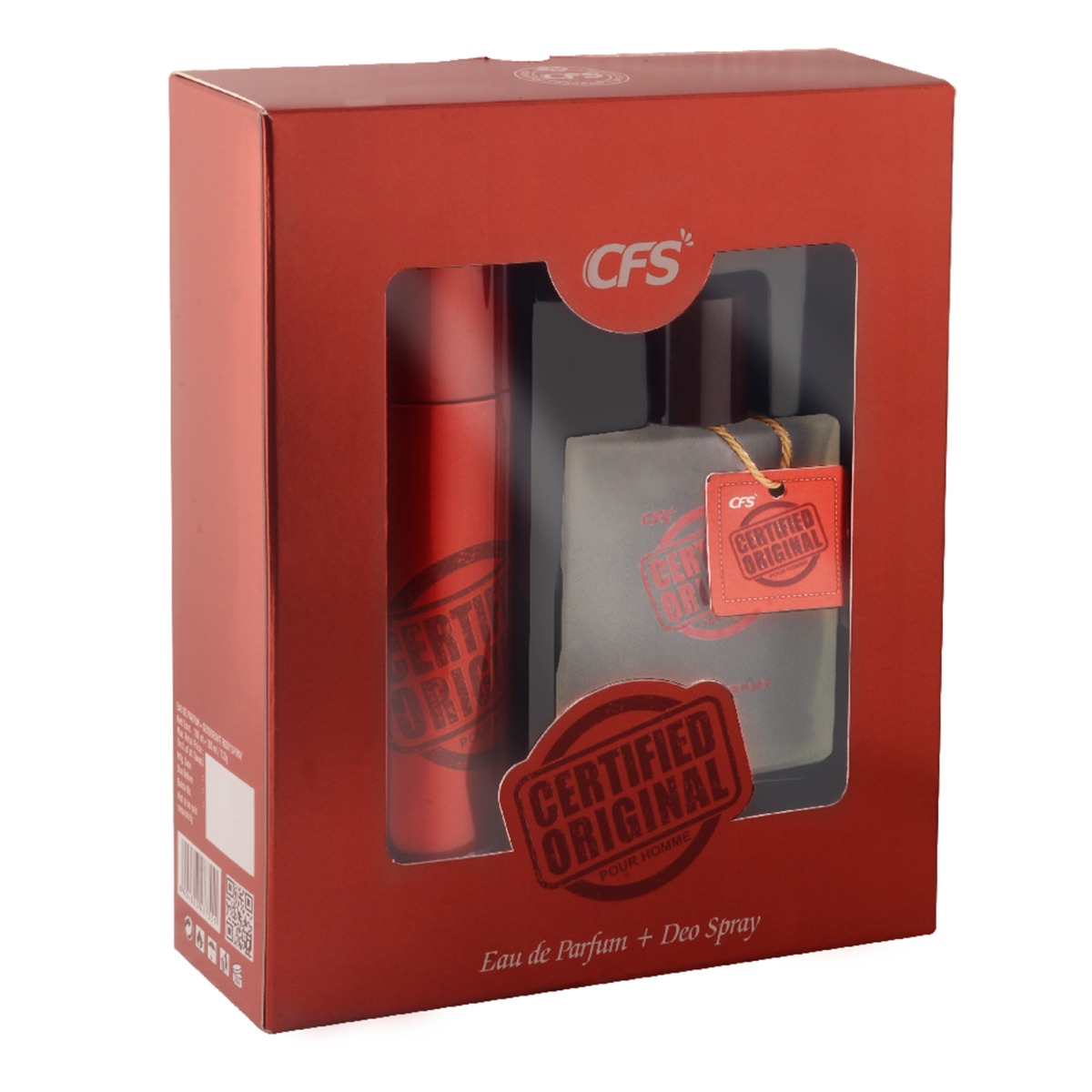 CFS Certified Original Brown Unisex Long Lasting Eau De Parfum And Deodorant, Combo