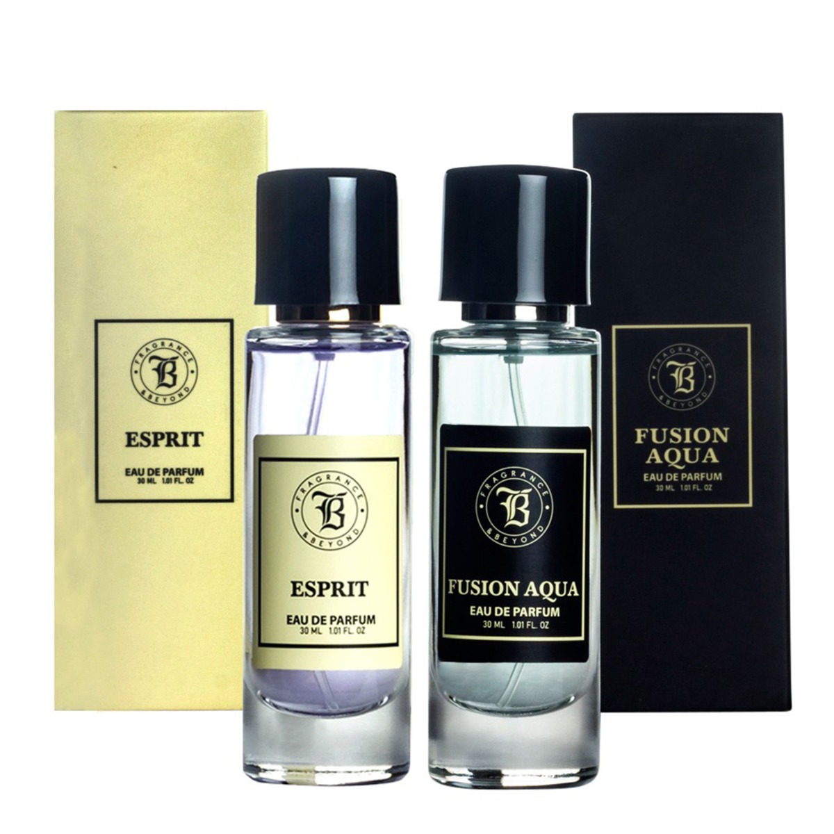 Fragrance & Beyond Fusion Aqua and Esprit Eau De Parfum (Perfume) Combo For Men and Women, 30ml Each