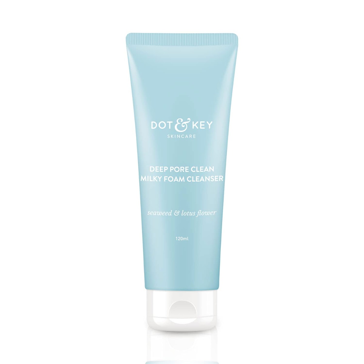 Dot & Key Deep Pore Clean Milky Foam Cleanser Face Wash, 120ml