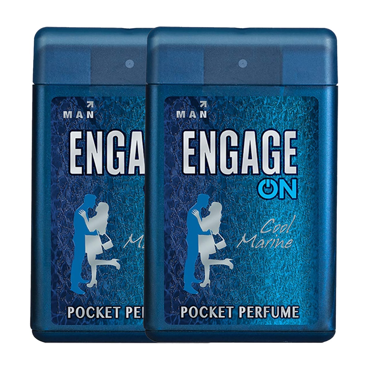 Engage ON Man Cool Marine Assorted - Pack of 2, 18ml Each