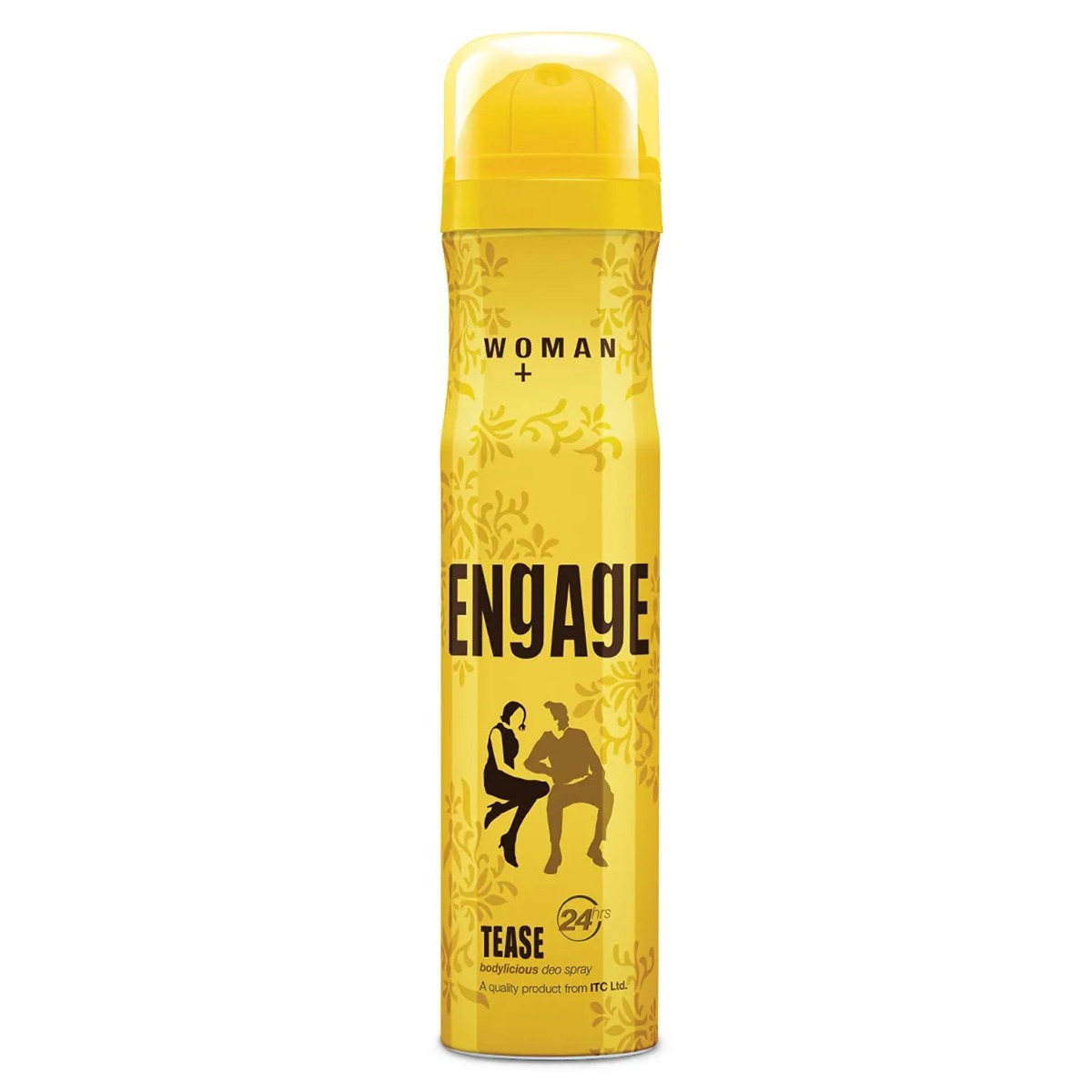 Engage Tease Deodorant For Women, Citrus and Floral, Skin Friendly, 150ml