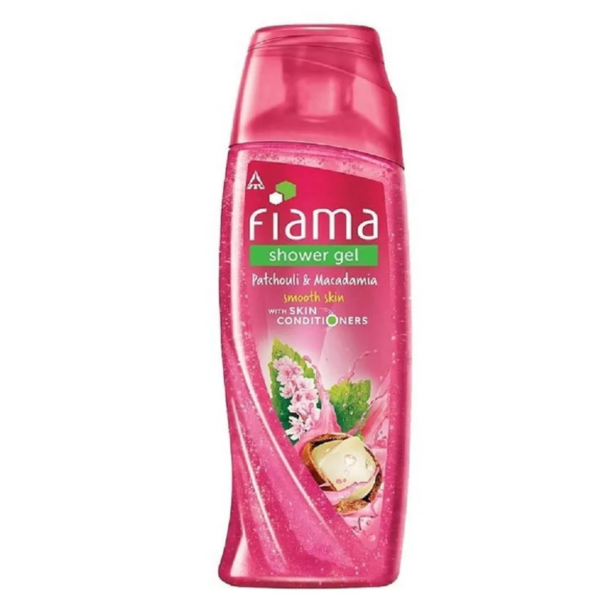 Fiama Shower Gel Patchouli & Macadamia, Body Wash With Skin Conditioners For Soft Glowing Skin, 250ml