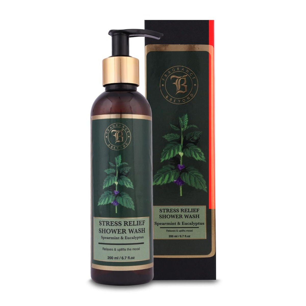 Fragrance & Beyond Aromatherapy Spearmint & Eucalyptus Shower Wash, 200ml