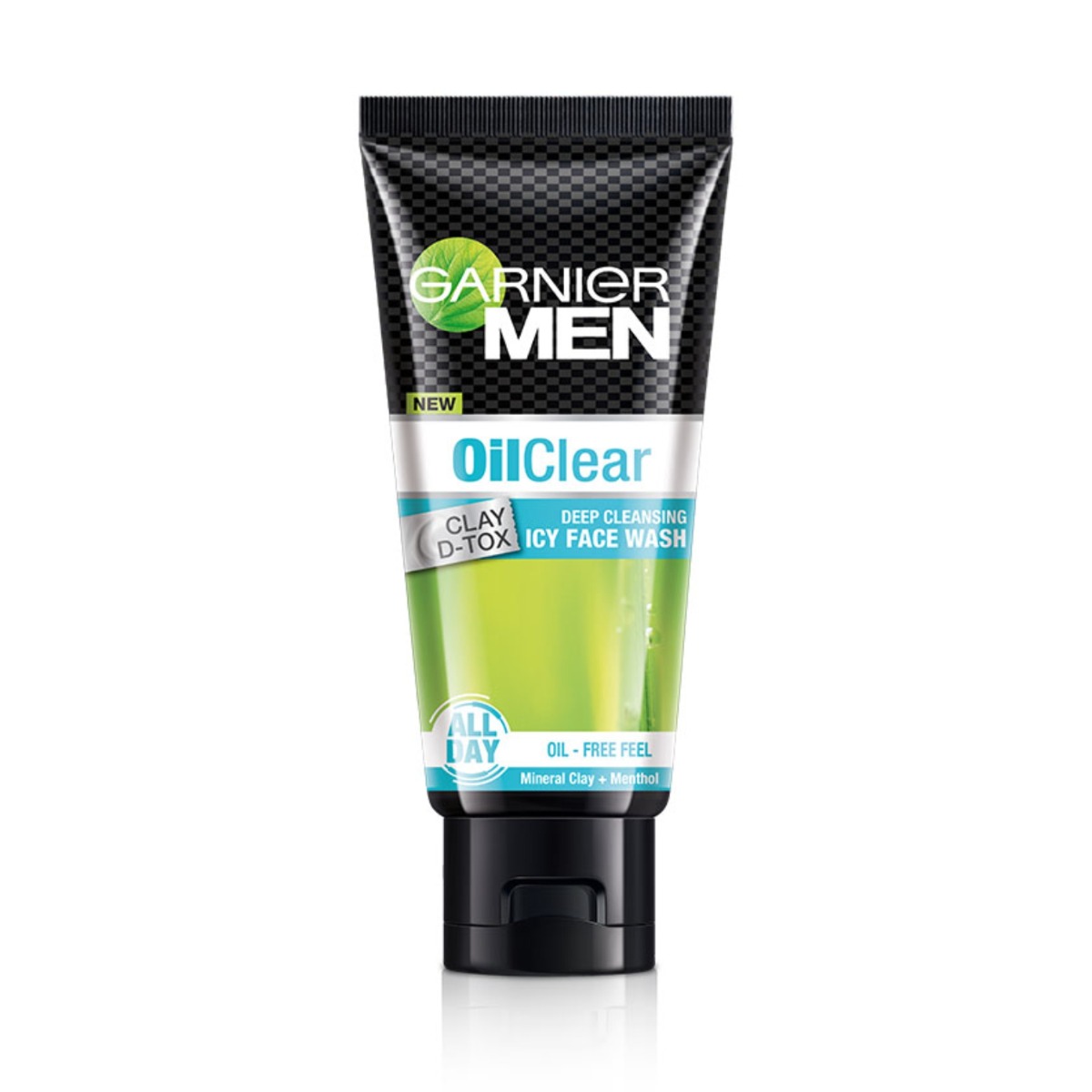 Garnier Men Oil Clear Clay D-Tox Deep Cleansing Icy Face Wash, 50gm