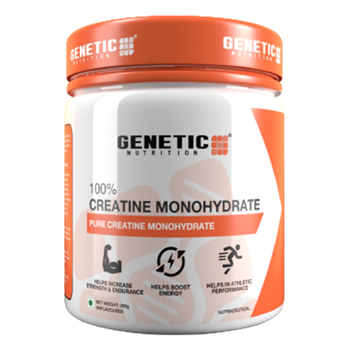 Genetic Nutrition Creatine Monohydrate, 200gm