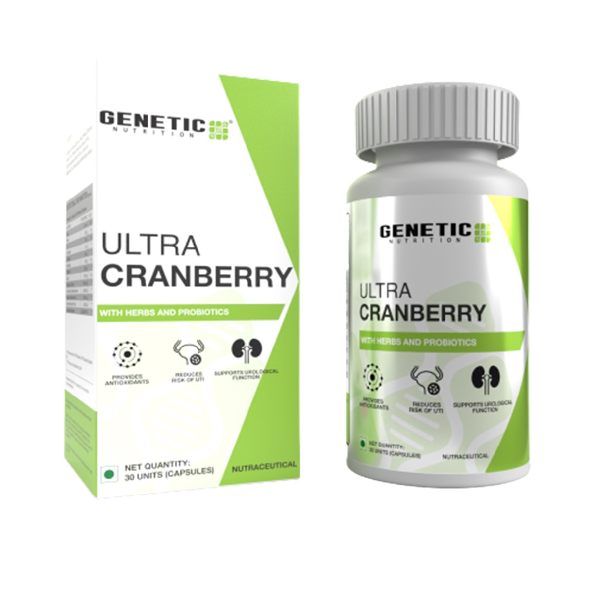 Genetic Nutrition Ultra Cranberry, 30 Capsules