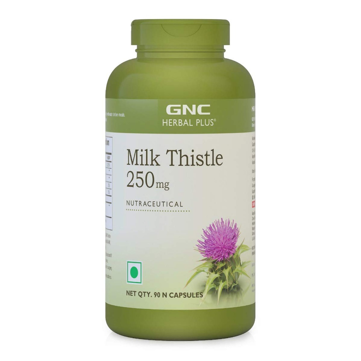 GNC Herbal Plus Milk Thistle 250mg, 90 Capsules