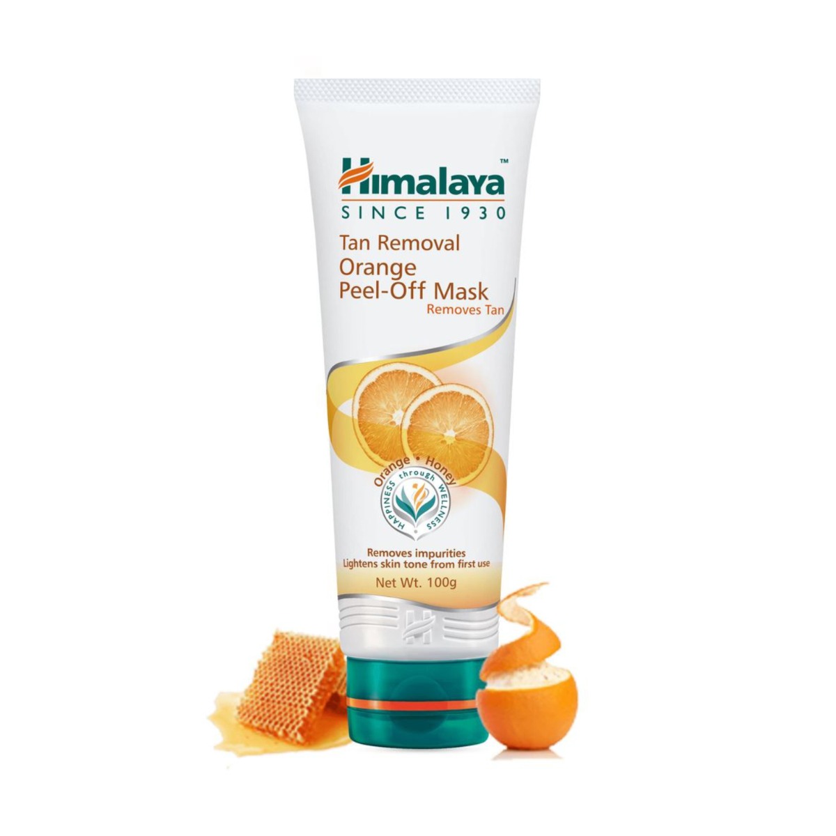 Himalaya Tan Removal Orange Peel-Off Mask, 100gm
