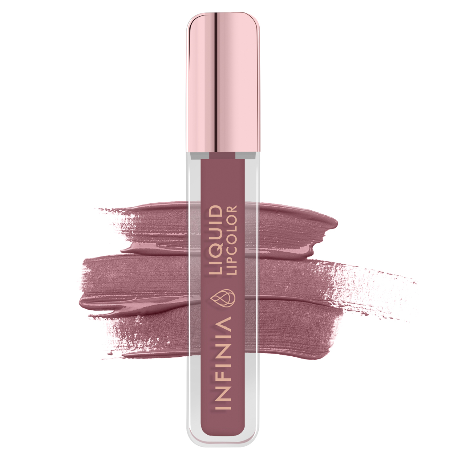 INFINIA  Long Lasting & Waterproof Liquid Lipstick, 5ml-M-04 - Brown
