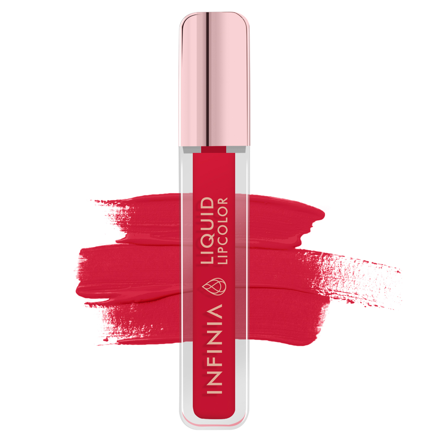 INFINIA  Long Lasting & Waterproof Liquid Lipstick, 5ml-M-21 - Red,