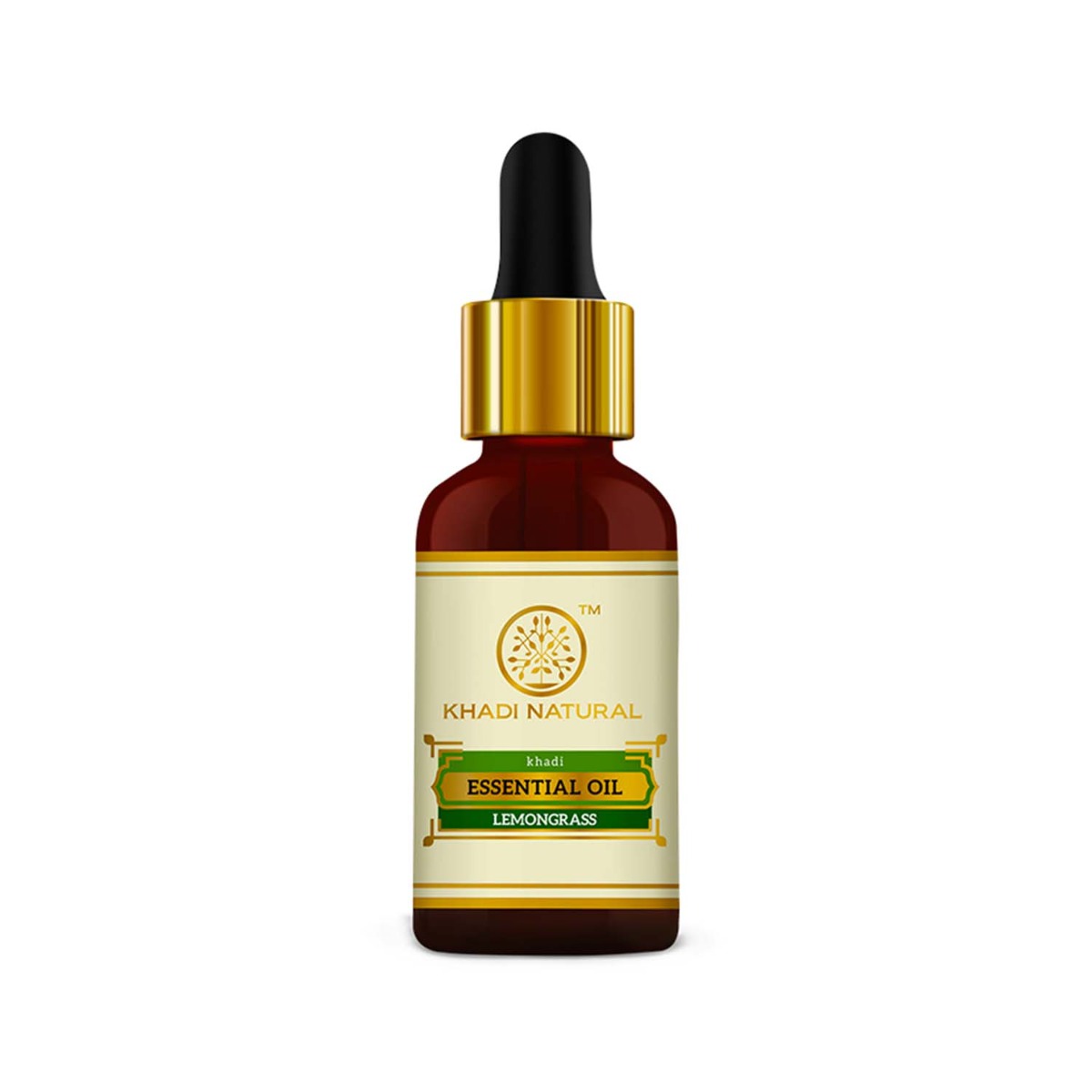 Khadi Natural Lemongrass Essential Oil, 15ml