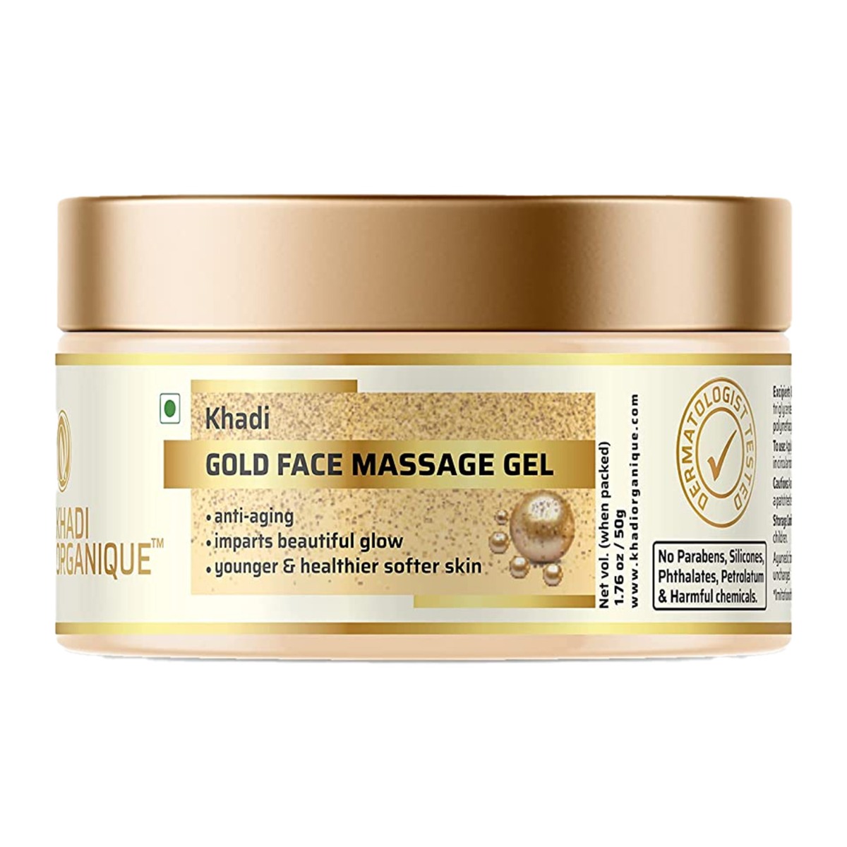 Khadi Organique Gold Face Massage Gel, 50gm
