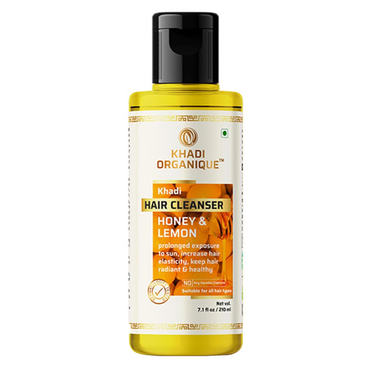 Khadi Organique Honey & Lemon Hair Cleanser, 210ml