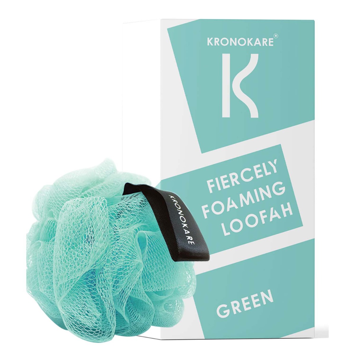Kronokare Loofah - Fiercely Foaming - Green, 1Pc.