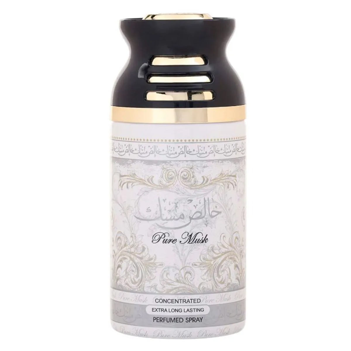 Lattafa Pure Musk Concentrated Extra Long Lasting Perfumed Deodorant, 250ml