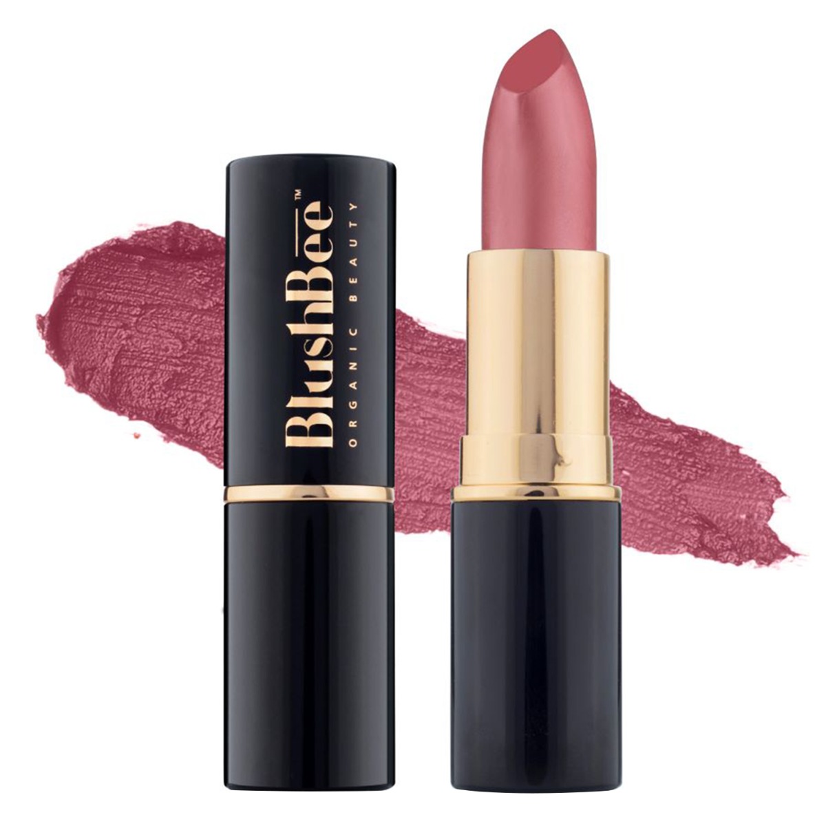 BlushBee Organic Beauty Lip Nourishing Organic Vegan Lipstick, 4.2gm-Spring