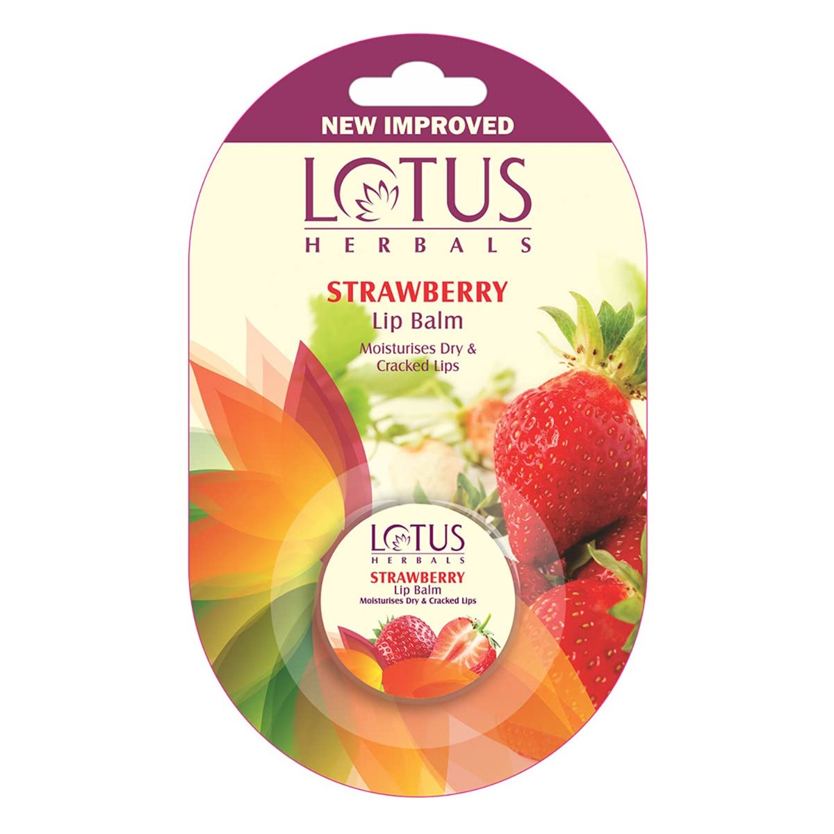 Lotus Herbals Strawberry Lip Balm, 5gm