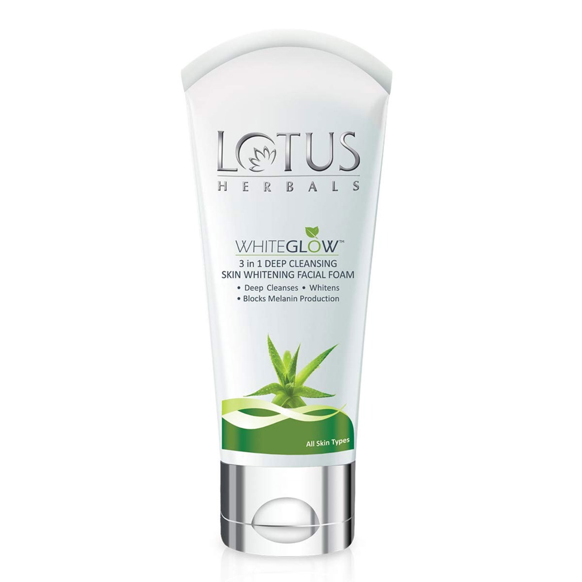 Lotus Herbals WhiteGlow 3-In-1 Deep Cleansing Skin Whitening Face Wash, 100gm