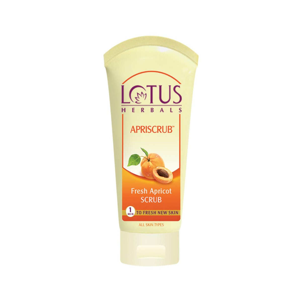 Lotus Herbals Apriscrub Fresh Apricot Scrub, 180gm