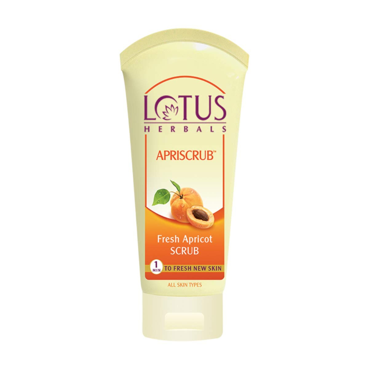 Lotus Herbals Apriscrub Fresh Apricot Scrub, 60g