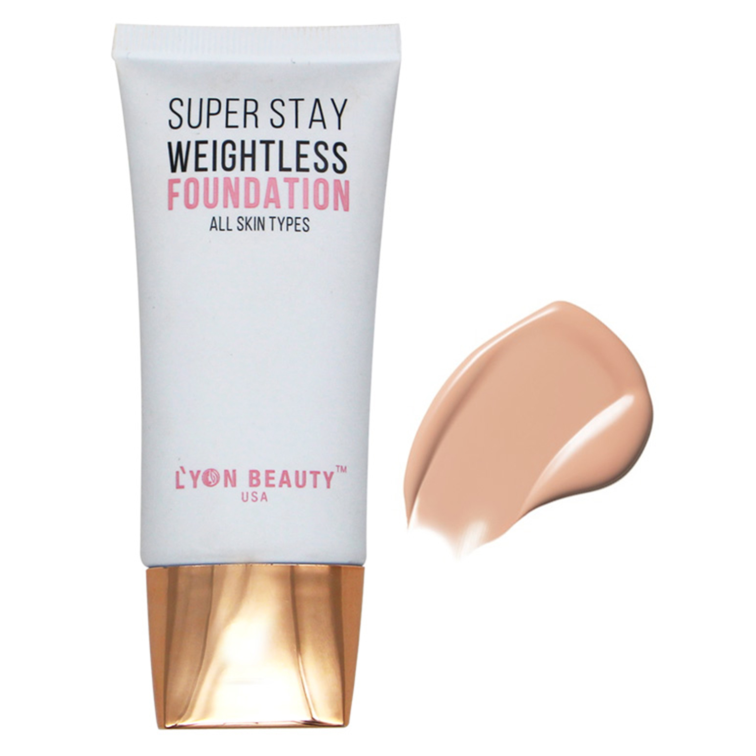 Lyon Beauty USA Super Stay Weightless Foundation, 30ml-Weightless Foundation - 02 Sand Sable