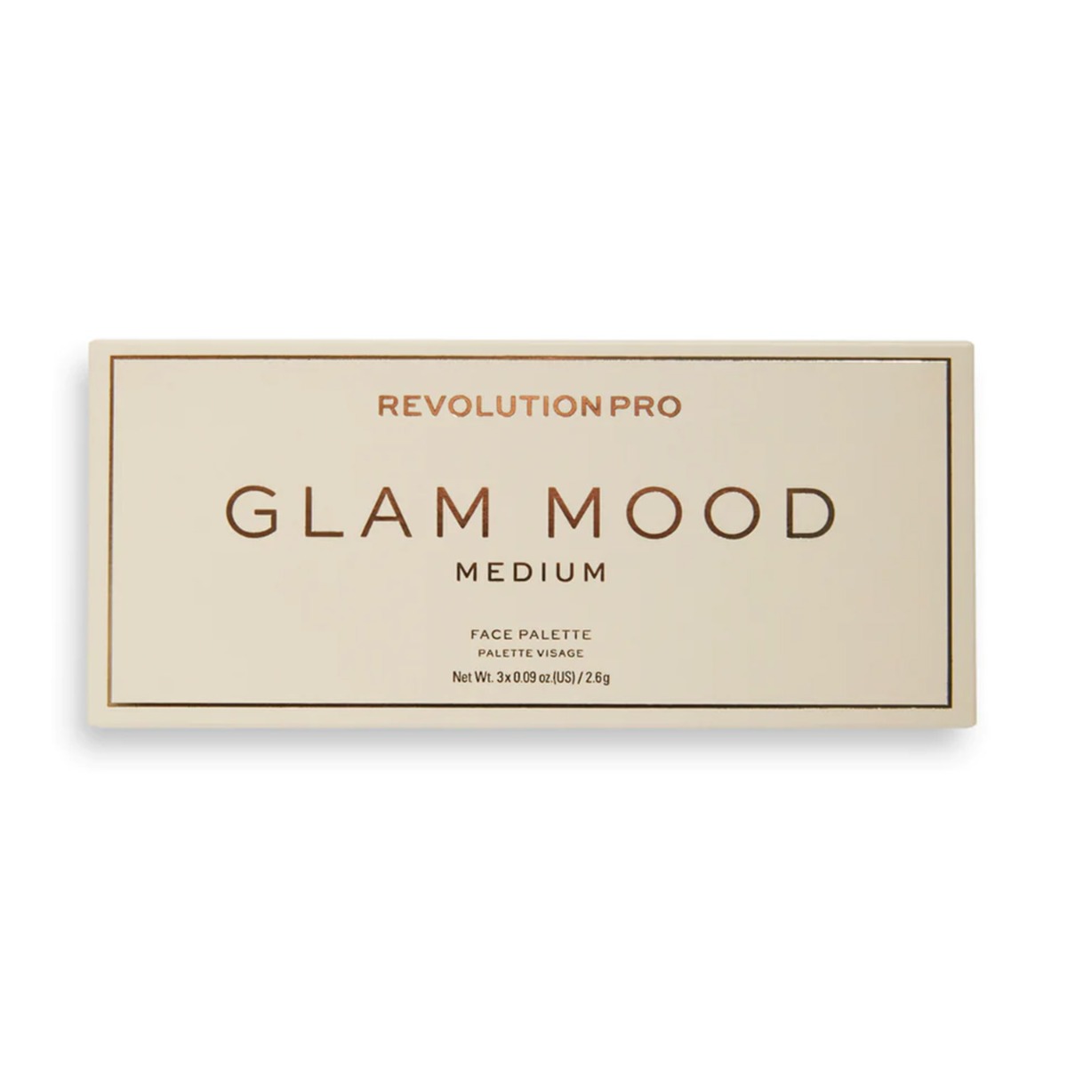 Revolution Pro Glam Mood Face Pallete - Medium, 7.8gm