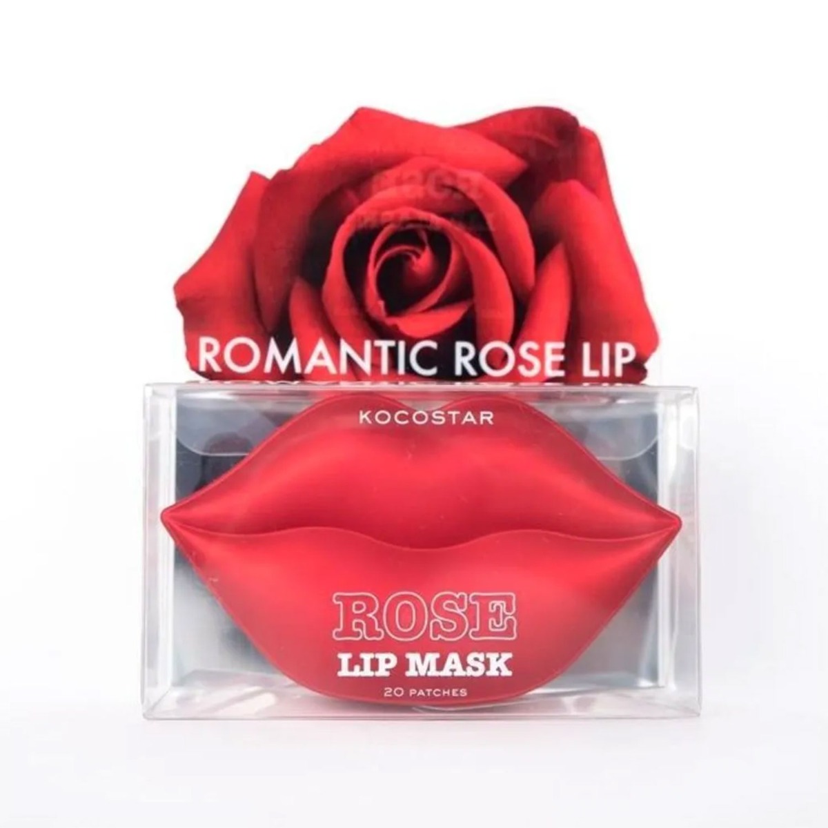 Kocostar Lip Mask Rose - Revitalizing & Luscious, 20 Patches