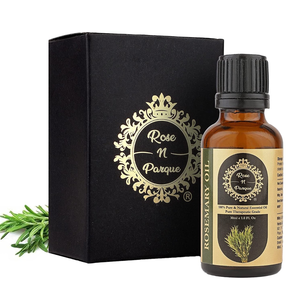 RosenParque 100% Pure & Natural Rosemary Essential Oil, 30ml