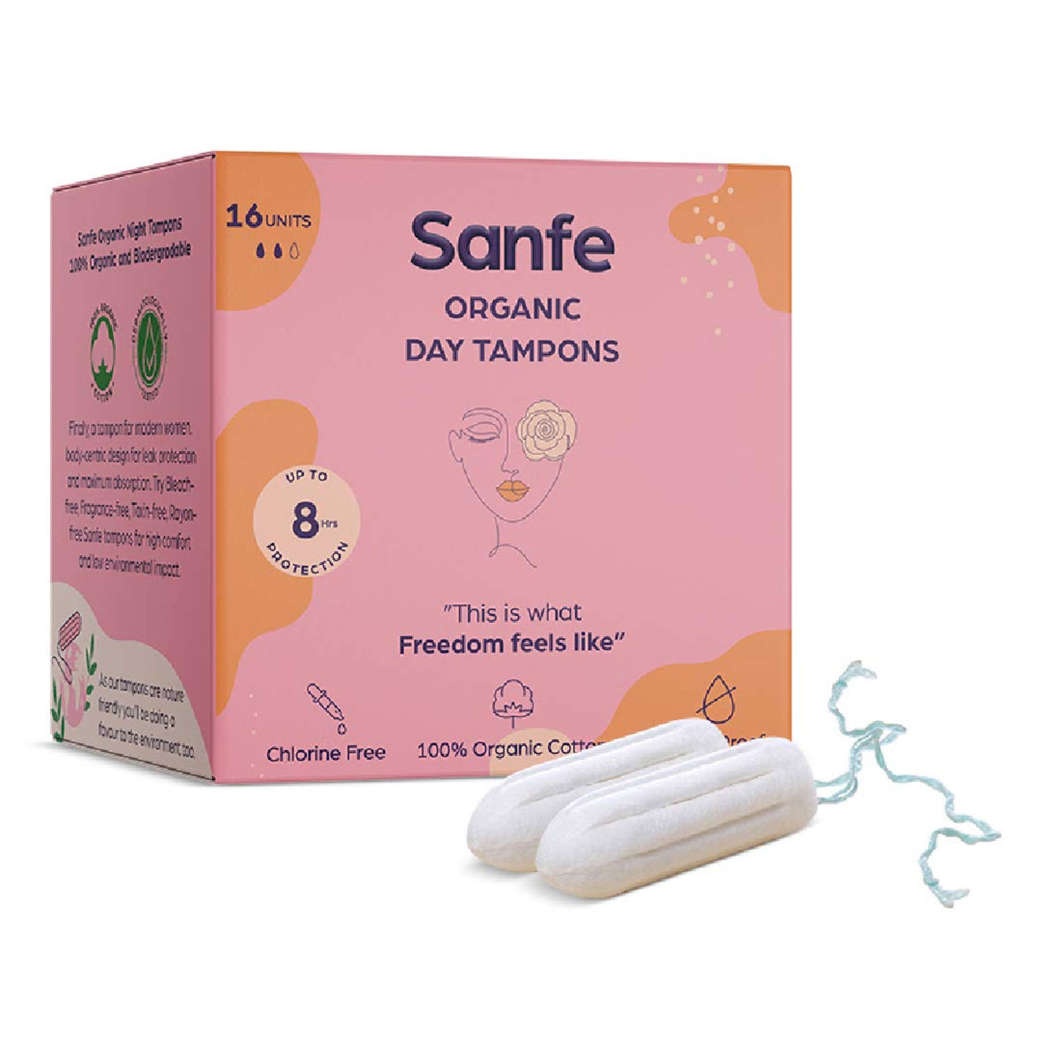 Sanfe Digital Tampons Day/Night, Pack Of 16 Each-Day