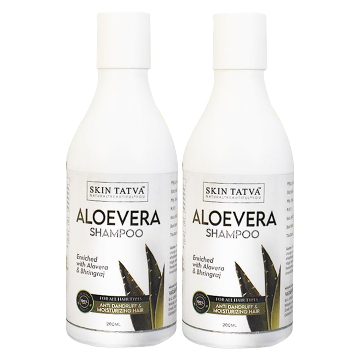 Skin Tatva Aloevera Shampoo - Pack Of 2, 200ml each