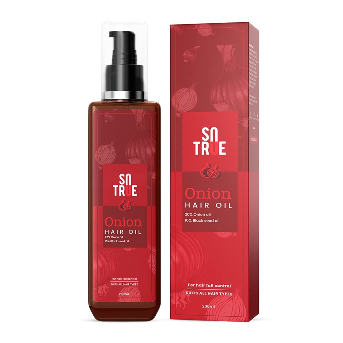 Sotrue Onion Hair Oil for Hair Growth with Black Seed Oil, 200ml