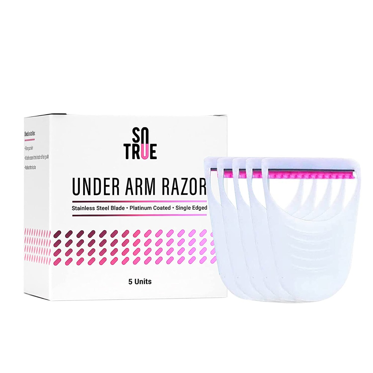 Sotrue Underarm Razor For Women, 5 Razors