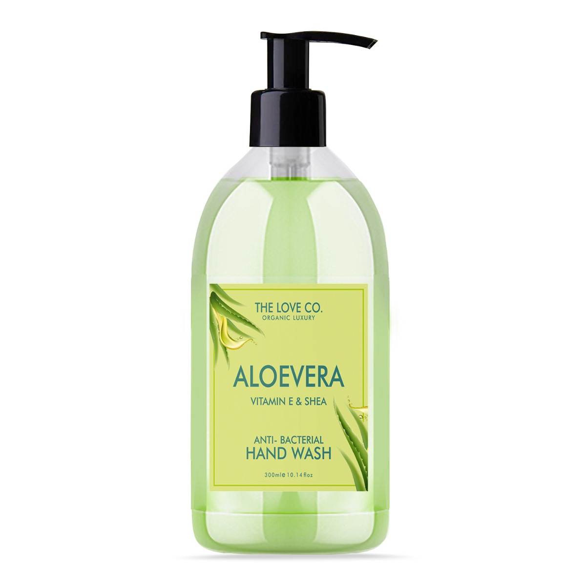 The Love Co. Aloevera Anti-Bacterial Hand Wash, 300ml