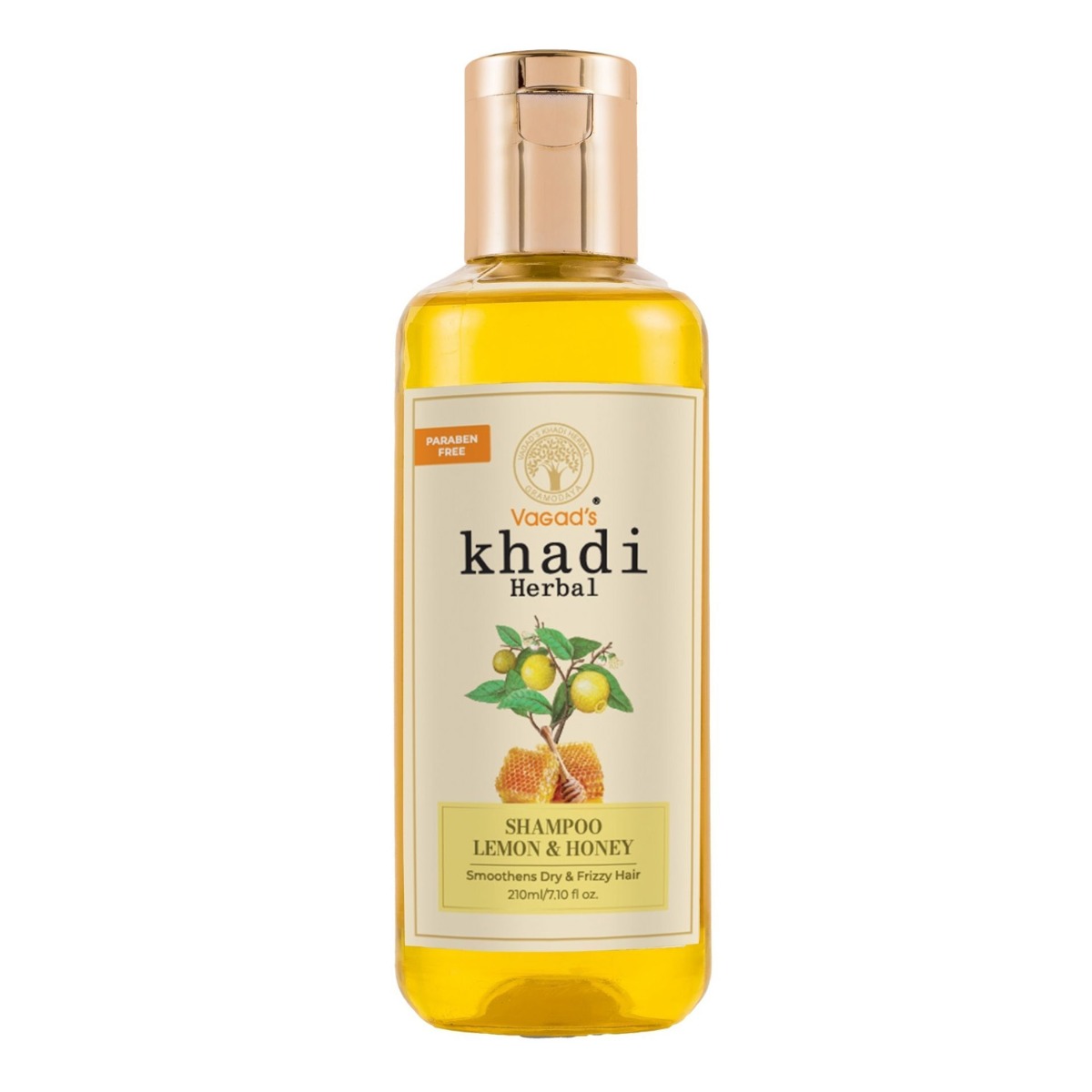 Vagad's Khadi Lemon & Honey Shampoo, 210ml