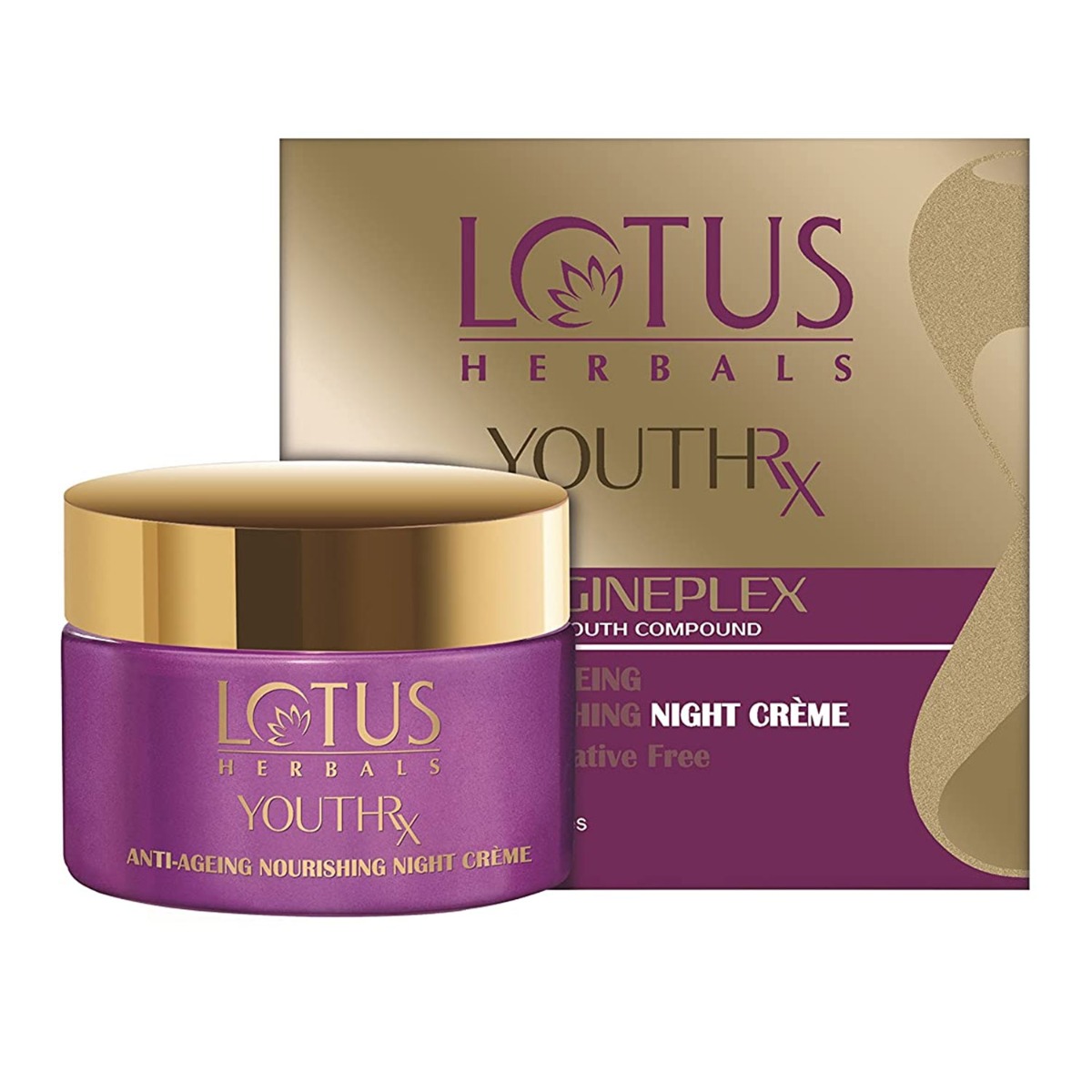 Lotus Herbals YouthRx Anti Ageing Nourishing Night Cream For Women, 50gm