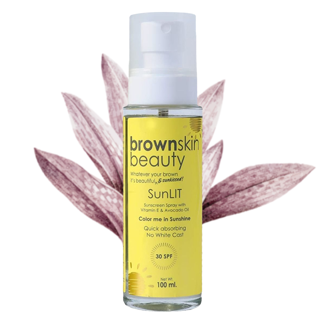 BrownSkin Beauty SunLit Sunscreen Spray
