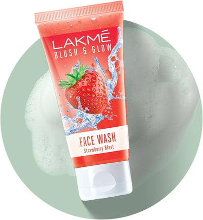 Buy Lakmé Blush & Glow Face wash - Strawberry Blast Online
