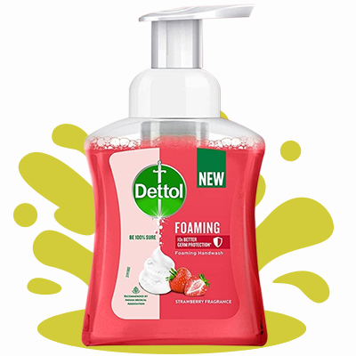 Dettol Strawberry Foaming Handwash Set Online