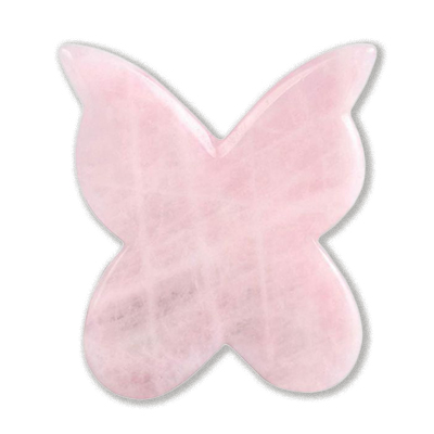 Buy Getmecraft Rose Quartz Butterfly Gua Sha Facial Tool Online