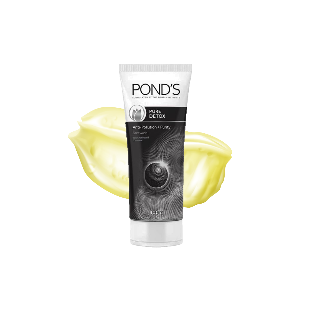 POND'S Pure Detox Pollution Clear With Activated Charcoal Face Wash
