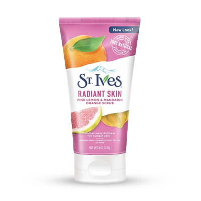 Buy St.Ives Radiant Pink Lemon & Mandarin Orange Skin Scrub Online